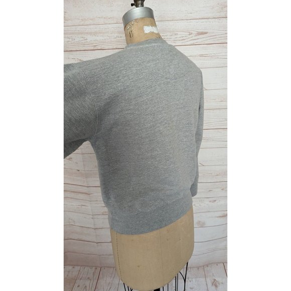 SOLD Defend Paris Unisex Sweatshirt Size Small S AK-47 Pullover Gray Grey - Picture 5 of 8